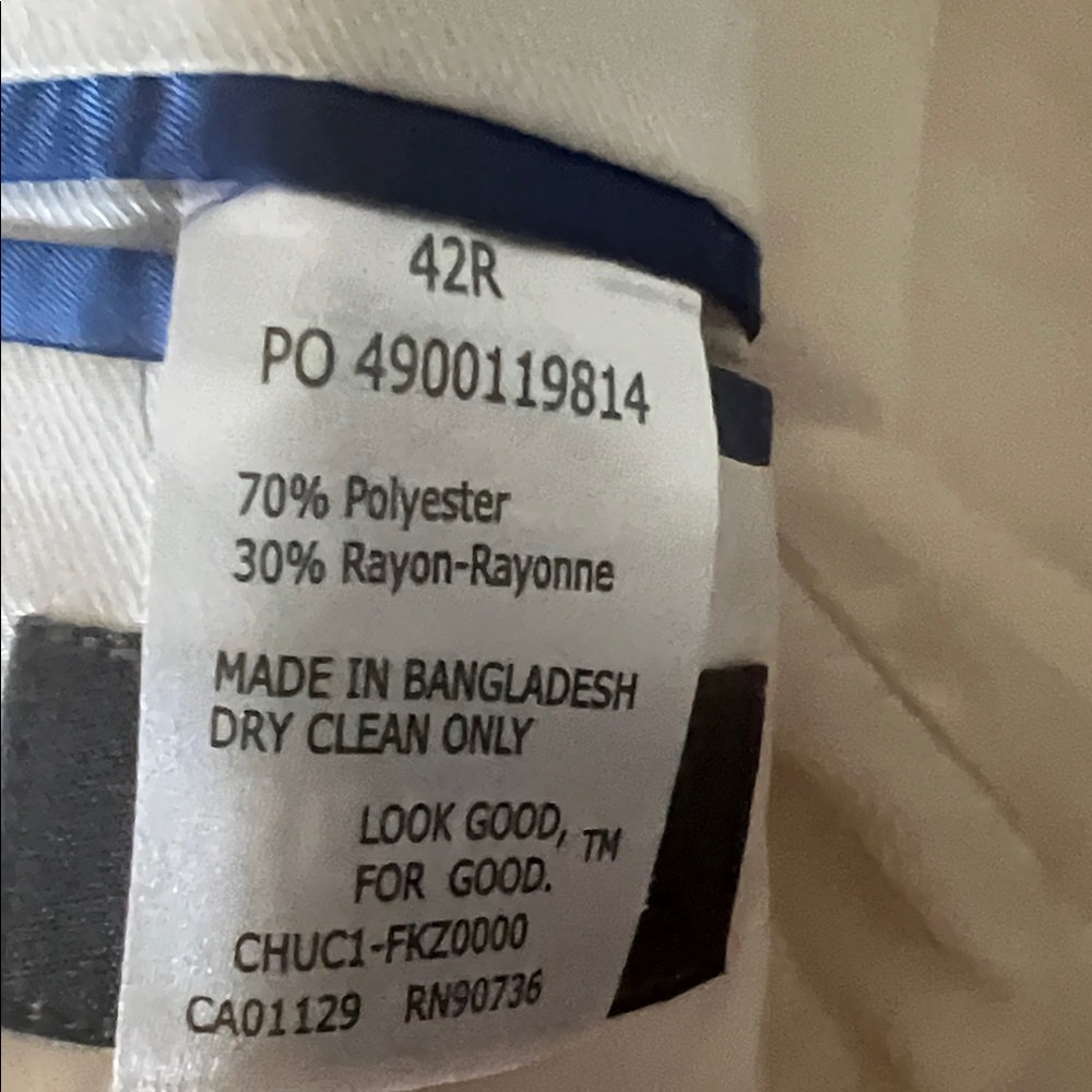 Kenneth Cole Reaction White Performance Jacket - Picture 3 of 4